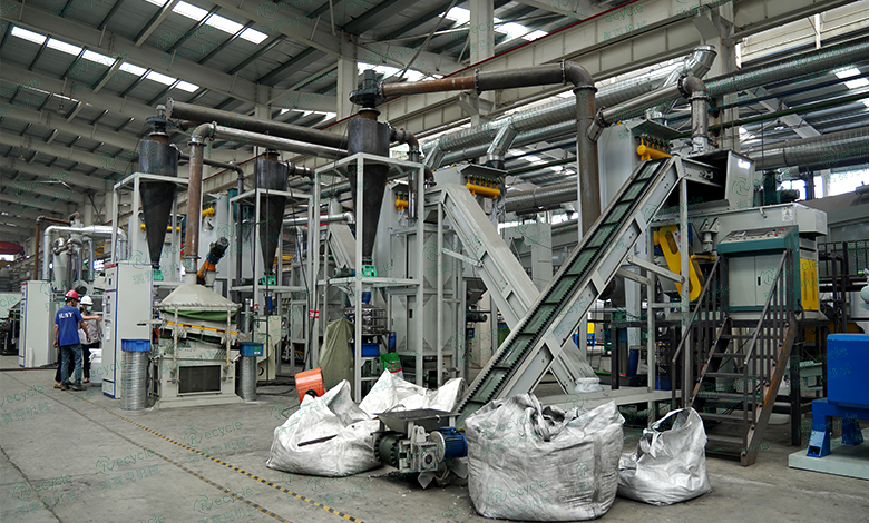 廢舊鋰電池破碎分選設備